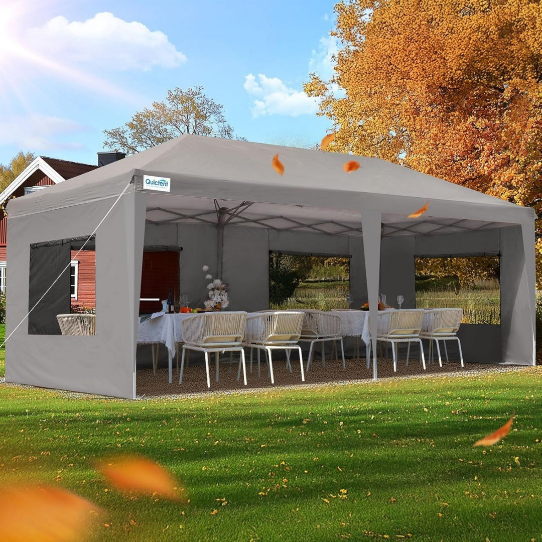 Faltpavillon wasserdicht Partyzelt 3x6m Gartenpavillon stabil