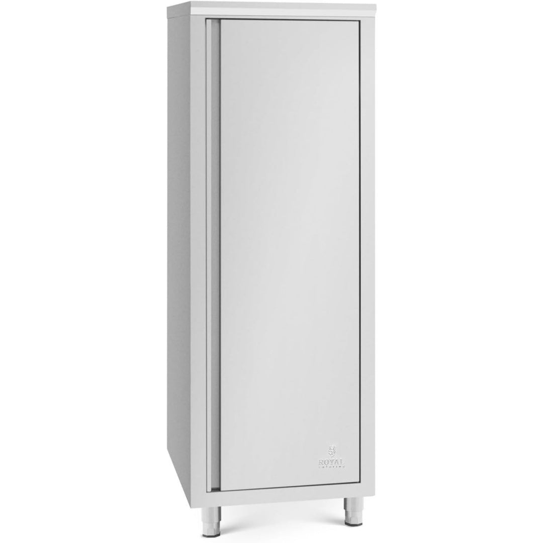 Royal Catering -Geschirrschrank 3 Einschuebe einfache Montage hoehenverstellbare Fuesse Hochschrank Vorratsschrank edelstahl 60 x 70 x 180 cm