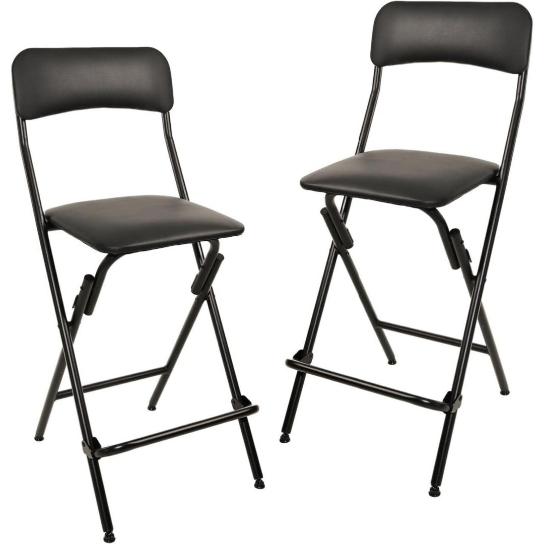 Basics Klapphocker mit Fussablage Schwarz 136 1 kg Traglast