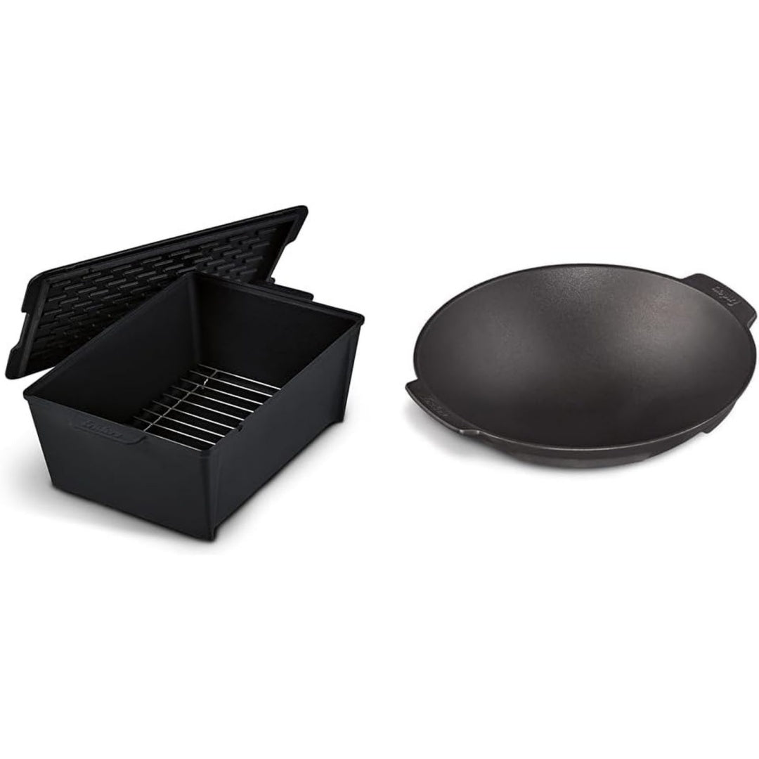 Rib Roaster Schwarz aus massiv emailliertem Gusseisen