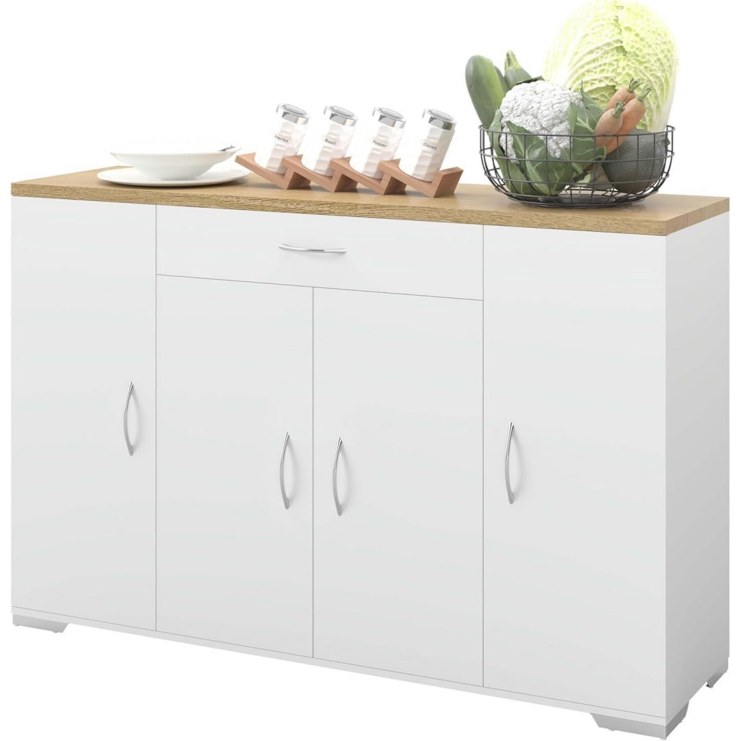 Kuecheninsel mit Arbeitsplatte 4 Tueren Schublade 1103070cm Schmale Kuecheninsel mit 4 Tueren und 1 Schublade bietet Stauraum sowie eine praktische